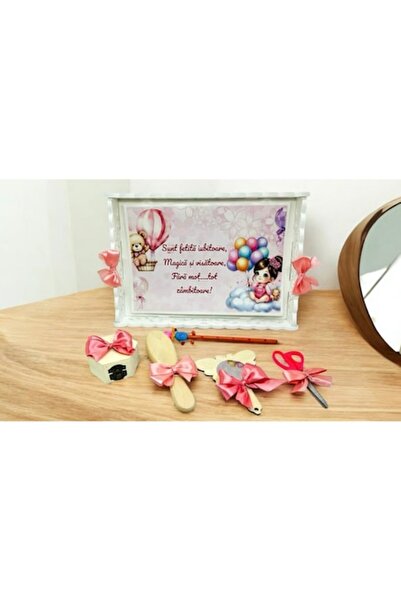 OEM Set tava alba mot/turta 6 piese, personalizat manual