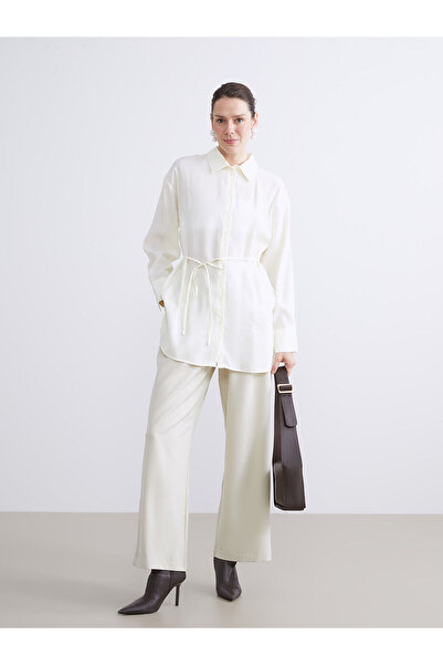 LC Waikiki Plus New Season Textured Women's Shirt Tunic