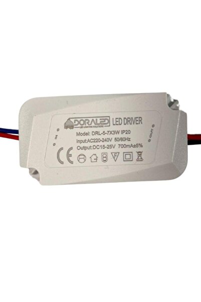 DORA LED 5-7X3W 700Ma 15-25V Power Led Driver IP20 Power Led Sürücü