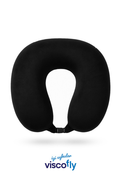 Viscofly Pernă de călătorie ortopedică Visco - Pernă pentru gât - 30*30*10 cm...