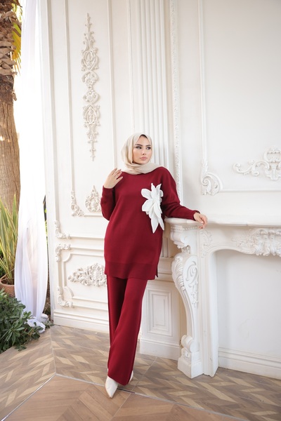 HMZ Tesettür Big Rose Set