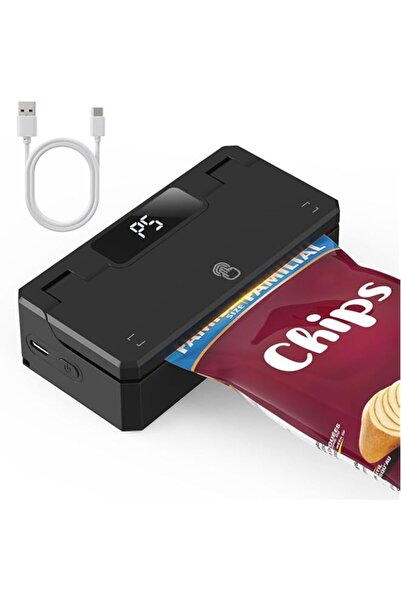 Generic Mini Bag Sealer and Cutter, Handheld Bag Sealer Heat Seal with 5 Seal Time Modes & 3.8" Heating Stri