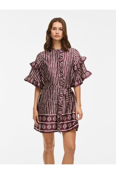 VILA Kurzkleid Kurzarm