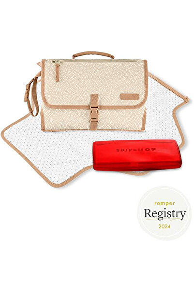 Skip Hop Original Bottom Opening Bag - Brown Beige