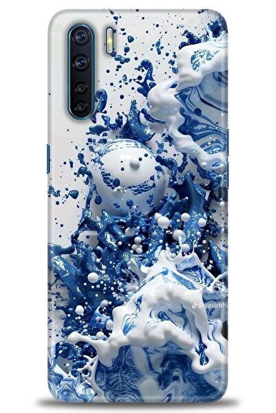 OPPO A91 / Reno 3 Uyumlu Kılıf HD Baskılı Kapak - Tasarım Silikon Kılıf - 327