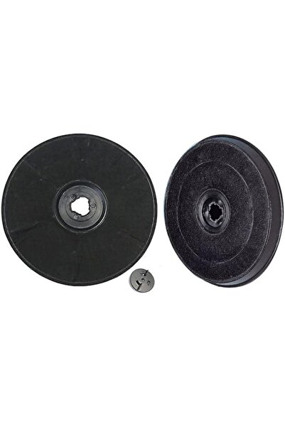 Generic THE WHITE SHOP فلتر HEPA البلاستيكي من الكربون النشط، قطعتان، فلتر ألياف الفحم لشفاط المطبخ