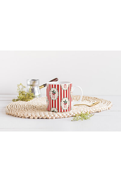EYBaskı Tasarım Noel Yılbaşı Temalı Baskı Kupa Altlık Hediyeli