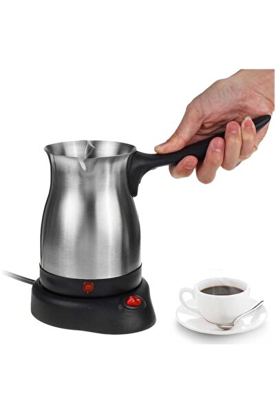 Generic NALACAL Turkish Coffee Pot, 600ML Electric Turkish Coffee Maker, Stainless Steel Tea Maker Kettle Co