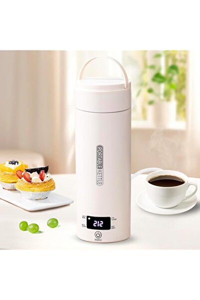 Generic CyanCloud Portable Electric Kettle Travel Electric Kettle 500ml Stainless Steel Travel Electric Tea