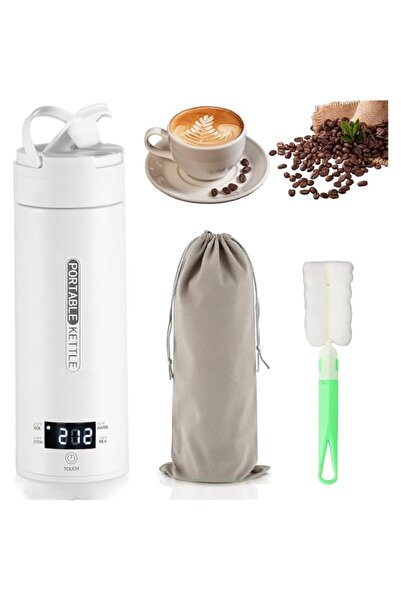 Generic Necomi Portable Electric Kettle for Travel, 500ML Water Boiler Tea Kettle with 4 Variable Presets, 3