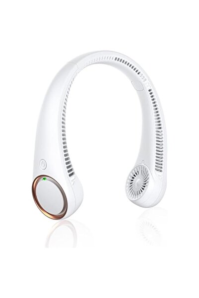 Generic مروحة الرقبة بدون شفرات من دووماما، مروحة شخصية بتبريد 360 درجة، قابلة لإعادة الشحن عبر USB، 3 سرعات - فكرة