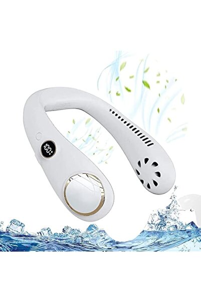 Generic COOLBABY Portable Neck Fan - Hands Free Bladeless Neck Fan, 360° Cooling Hanging Fan, USB Rechargea