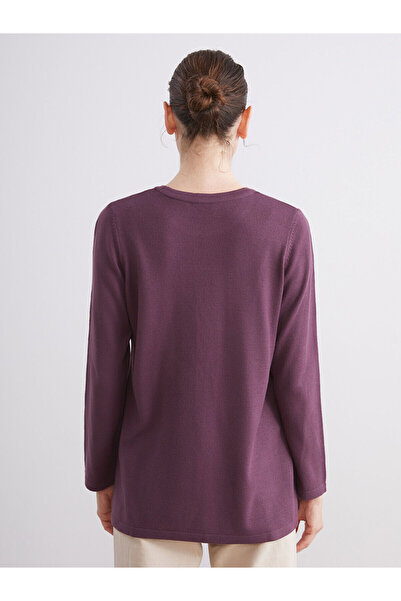 LC Waikiki New Season Crew Neck Stone Women's Knitwear Sweater