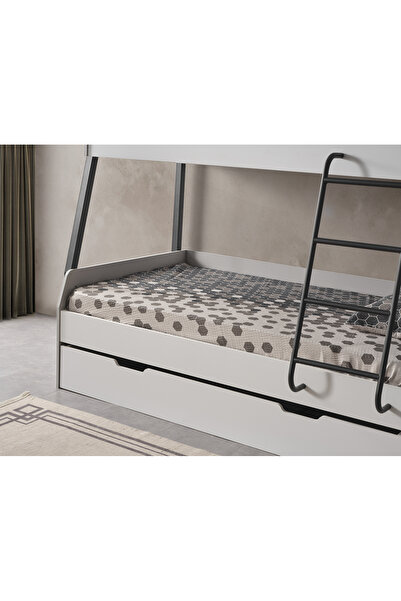 inegoldeneve Storm Beyaz Ranza, Çocuk Ranza 100*200 cm - Avrupa İhracat Kalitesi