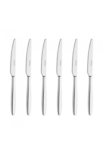 Inoxriv Set of 6 appetizer/dessert knives ANNIE, stainless steel, L20.5cm, thickness 3mm, glossy finish