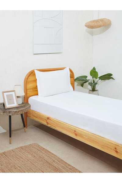 miadora cotton Economical Cotton Single 100X200 White Elastic Sheet