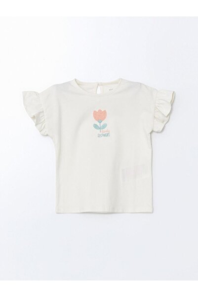 LC Waikiki Organic Fabric Floral Baby Girl T-Shirt and Leggings 2-Pack (S5)