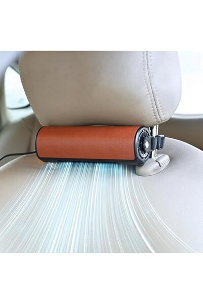 Generic مروحة سيارة Wisfunlly، مروحة مقعد سيارة محمولة للركاب في المقعد الأما...