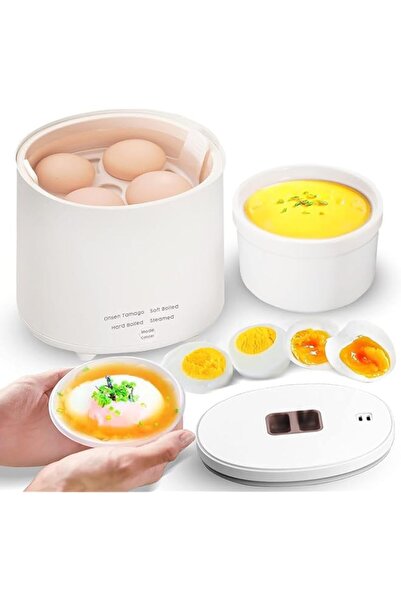 Generic EETU Rapid Egg Cooker - 4 Eggs Capacity Cooker - Smart Egg Maker with Auto Shut OFF and Alarm for St