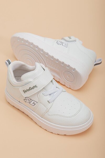 Dilimler Ayakkabı Şirinbebe Şiringenç Boys' Sports Shoes Orthopedic White Velcro