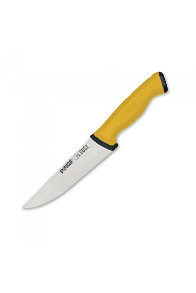 PİRGE Professional meat knife N1, stainless steel DUO 14.5cm, yellow handle