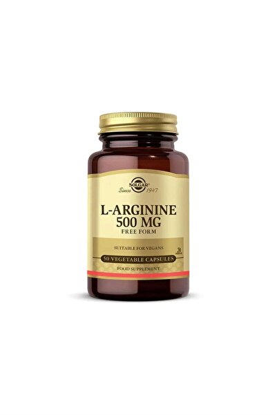 Solgar L-arginine 500 Mg 50 Kapsül