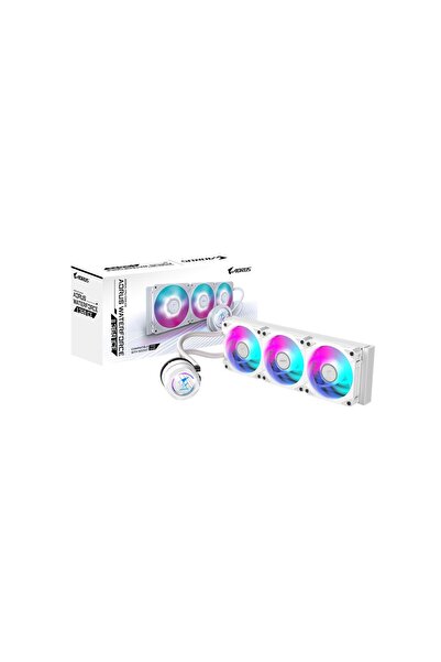 Gigabyte AORUS WATERFORCE II 360 ICE 3xARGB Fanlı 360mm Beyaz Sıvı işlemci So...