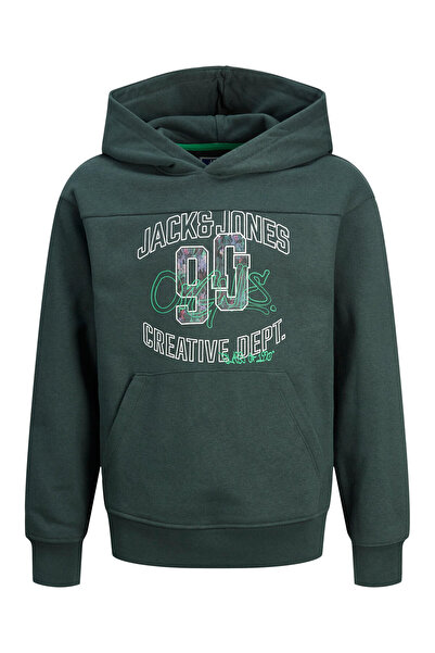 Jack & Jones Φούτερ Jack Jones Junior Boy 12243086 Πράσινο