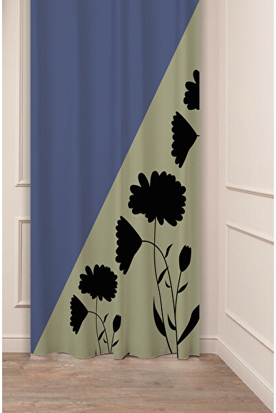 GREENDECOR ستارة خلفية أنيقة بتصميم خاص مطبوعة رقميًا (ذات جناح واحد) بنمط بو...