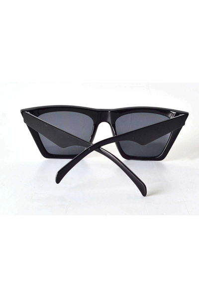 GenelTedarik Matte Black Framed Unisex Sunglasses - Stylish Glasses with Case