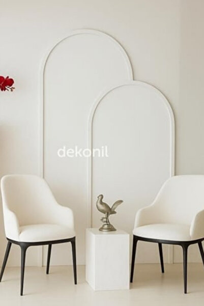 Dekonil Nova Dekoratif MDF Oval Duvar Paneli Seti 102*235 cm - Bohem Duvar Çıtası