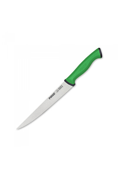 PİRGE Professional cheese knife, stainless steel DUO 17.5cm, green handle