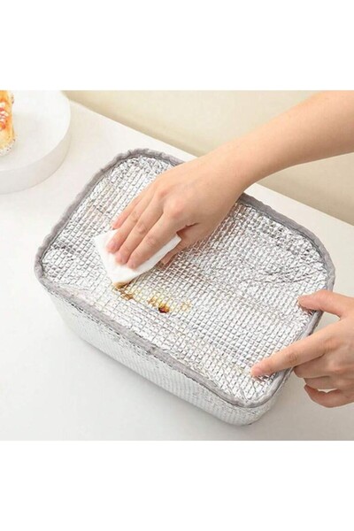 Flippy Insulated Kids Lunch Bag with 3D Cartoon, Oxford Fabric, 27.5x18x20 cm, Mouse, Beige