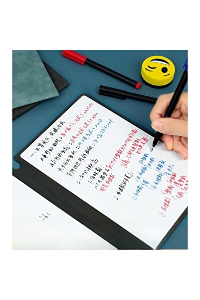 Flippy A5 Planner Set with Chalkboard Pages, 24 x 16.5 cm, Leather Cover, Brown