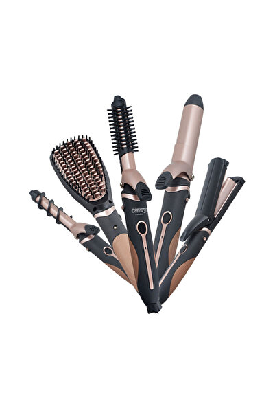 CAMRY Aparat de coafat 5 în 1 CR 2024, 50 W, Înveliș ceramic, Negru/roz