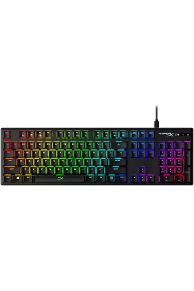 HyperX Tastatură mecanică de gaming Alloy Origins RGB, comutator HX Red - lin...