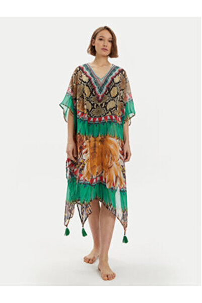 Iconique Γυναικείο Πόντσο IC24-148 Πολύχρωμο