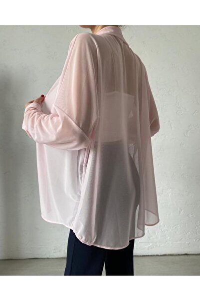 BETULAKSUBUTİK Oversize Tulle Shirt