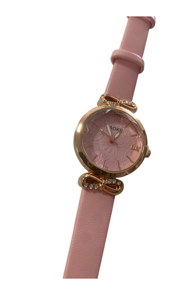FORRAD Elegant Ladies Watch with Leather Strap – Modern Design