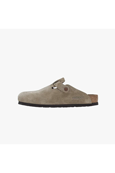 Birkenstock Boston Soft Footbed Suede Taupe