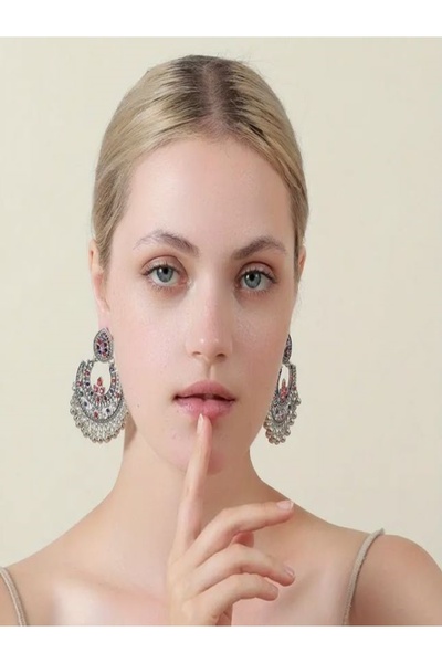 Alyas Aksesuar Etnik Tarz Püskül Küpeler