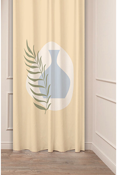 GREENDECOR ستارة خلفية أنيقة بتصميم خاص مطبوعة رقميًا (ذات جناح واحد) بنمط بو...