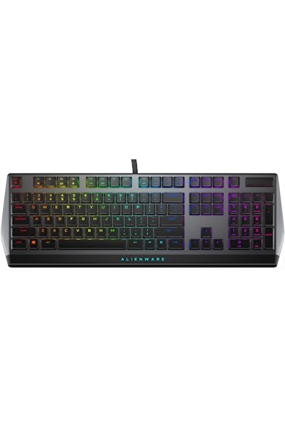 Alienware Gaming Mechanical Keyboard 510K, RGB Illumination, Slim Keys, Moon Grey