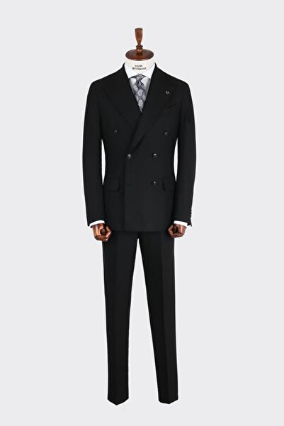 Kadir Büyükkaya Erkek Kruvaze Takım Elbise-KAB1230S