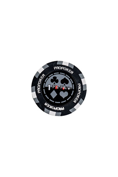 MagazinulDeSah Pro Poker Chip - Clay - 14g - Grey Color, engraved (1) - new model