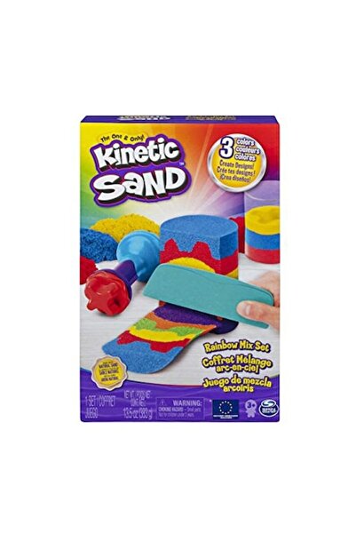 Kinetic Sand Set - Curcubeu cu accesorii, 383g
