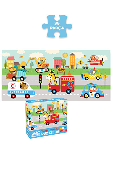 Neverland 36 PARÇA - TRAFFIC VEHICLES (TRAFİK TAŞITLARI)