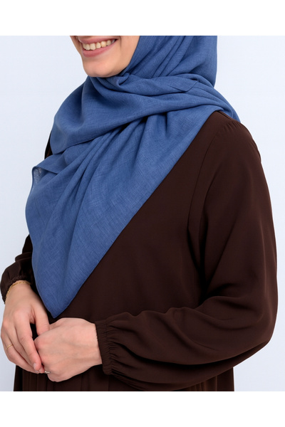 Bilenler Τζιν τετράγωνο κασκόλ – Αντιολισθητικό, άνετο και κομψό στη χρήση Indigo