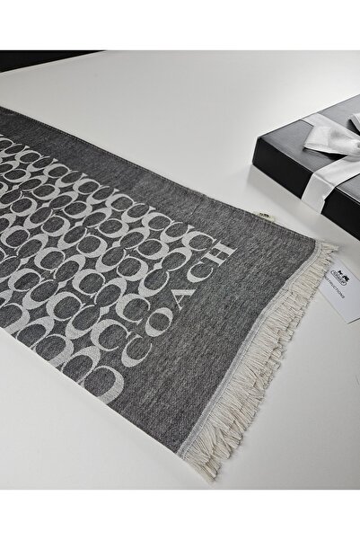 sem oyuncak شال فاخر بنمط C من القطن والصوف والحرير للفصول الأربعة مزدوج الجو...