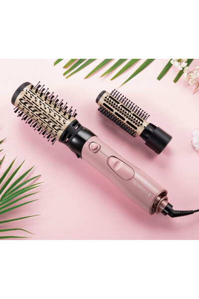 Remington AS5901 Λεία βούρτσα στεγνώματος και styling με χρώμα καρύδας, 1000W, Cool Shot, 2 ταχυτήτων, AdvancedCeramic, ροζ
